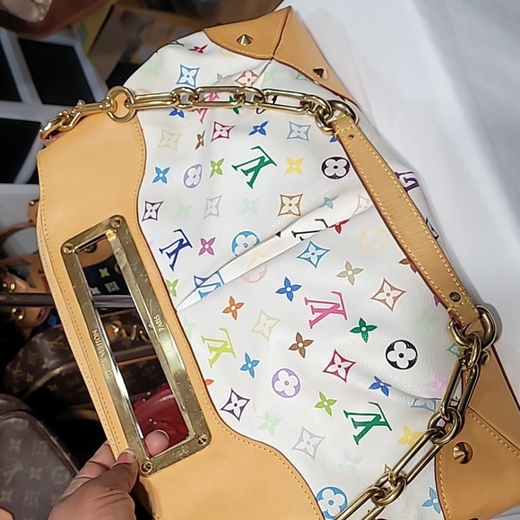 LOUIS VUITTON Judy GM 2Way Chain Shoulder Bag Monogram Multicolor - Picture 4 of 15